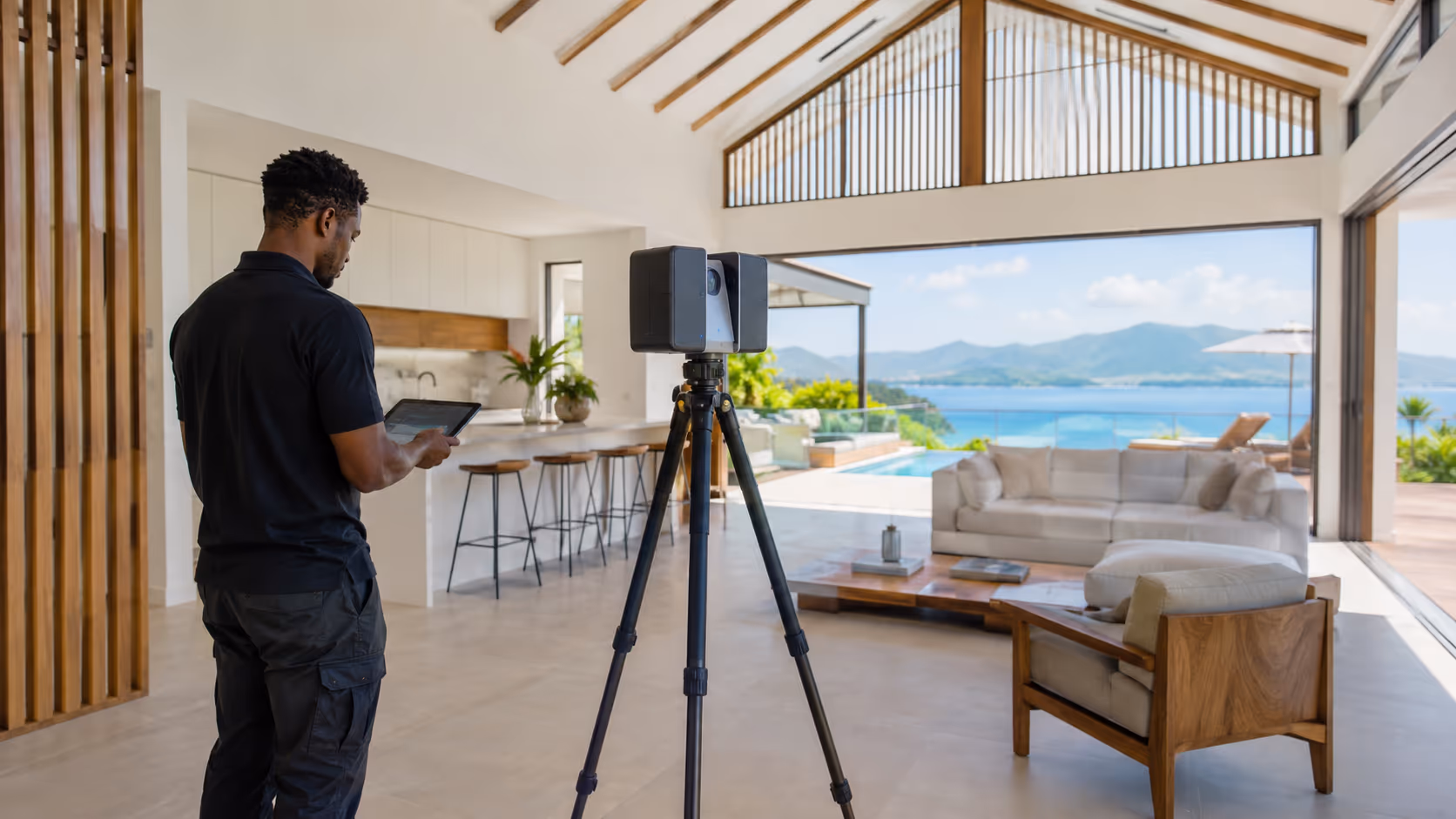 Relevé 3D d’un intérieur, moyen technique au service du projet